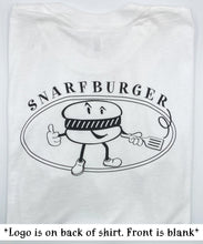 Load image into Gallery viewer, Short sleeve Snarfburger white t