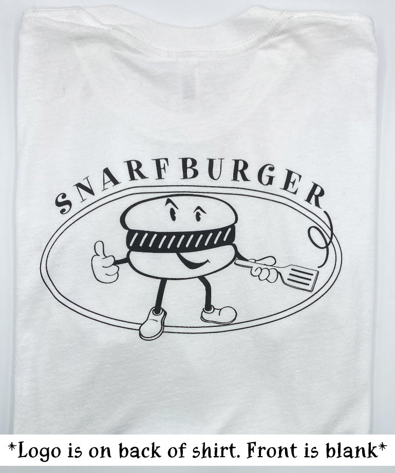 Short sleeve Snarfburger white t